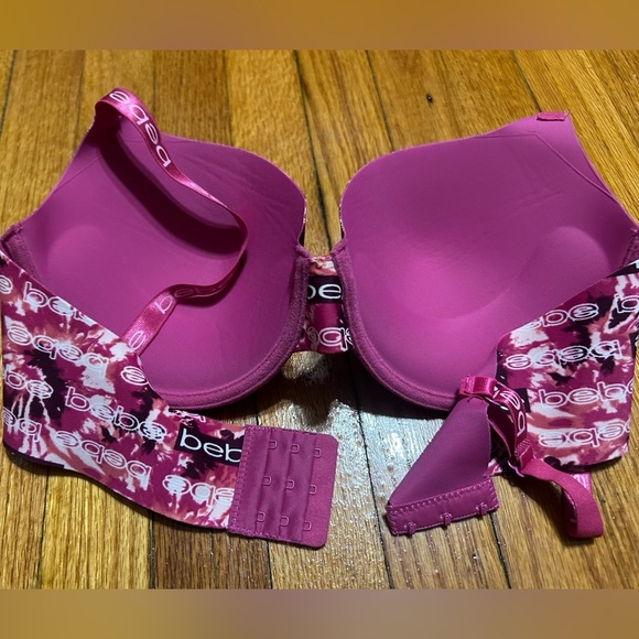 BeBe Pink/fuchsia Push Up Bra Size 36D - Picture 2 of 5